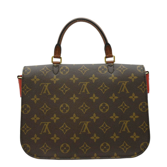 LOUIS VUITTON STUNNING Monogram Vaugirard Coquelicot Crossbody handle bag!