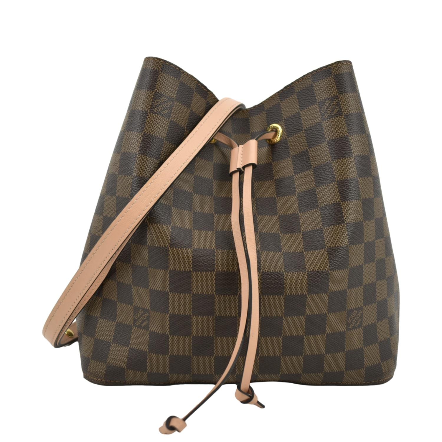 Luxury Monogram Canvas and Leather Handbag Neonoe