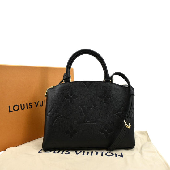 Louis Vuitton Petit Palais Empreinte Leather Black/Beige in Coated  Canvas/Leather with Gold-tone - US