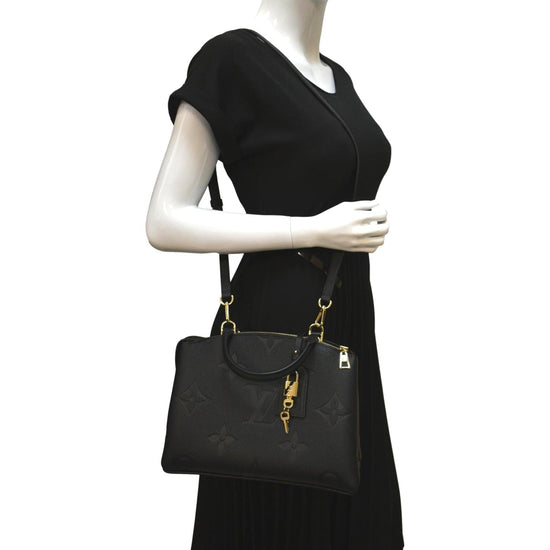 Petit Palais Bag - Luxury Monogram Empreinte Leather Black