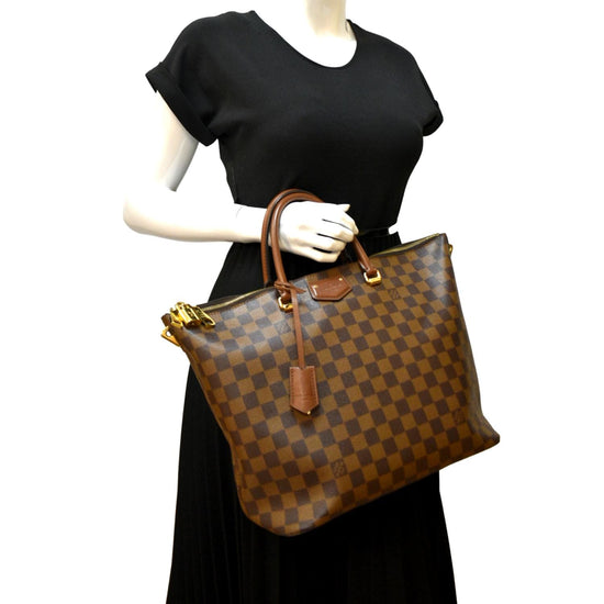 Belmont leather handbag Louis Vuitton Brown in Leather - 32671544