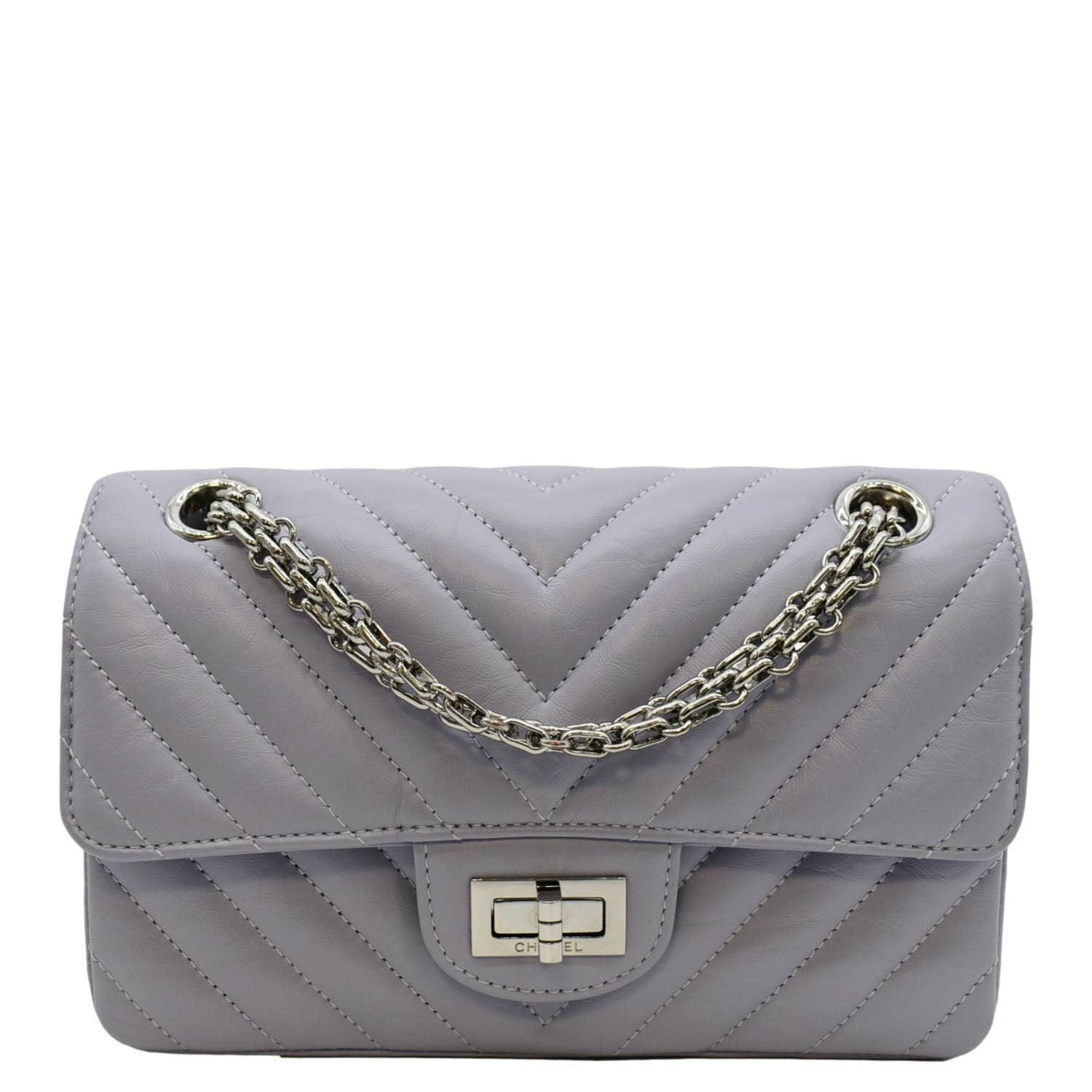 Chanel Reissue Flap Aged Calfskin Shoulder Bag Light Purple