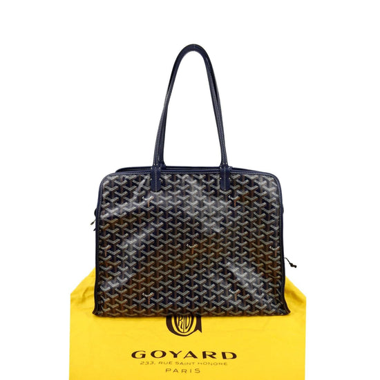 GOYARD Hardy Chevron Print Canvas Tote Bag Multicolor