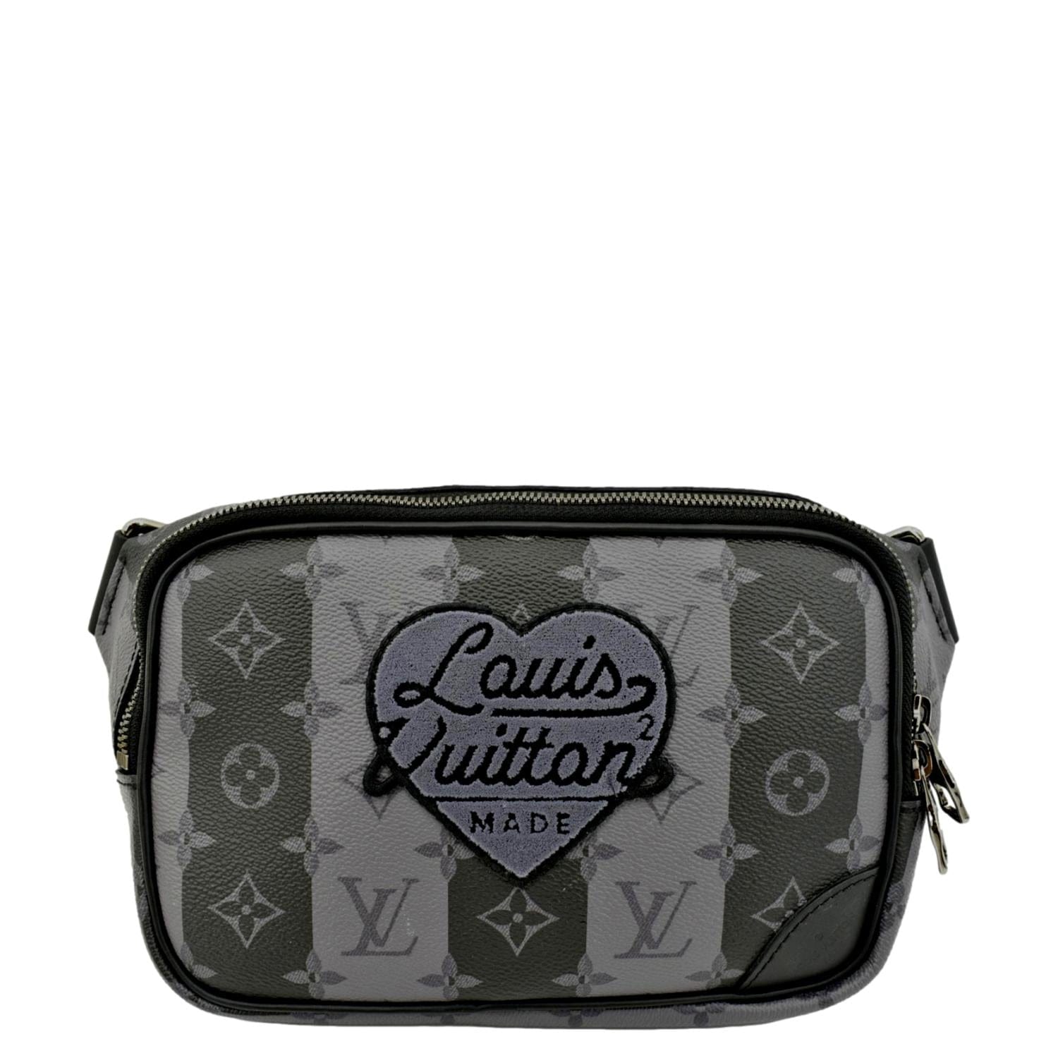 Louis Vuitton Monogram Eclipse Saumur Sling Bag - Black Messenger