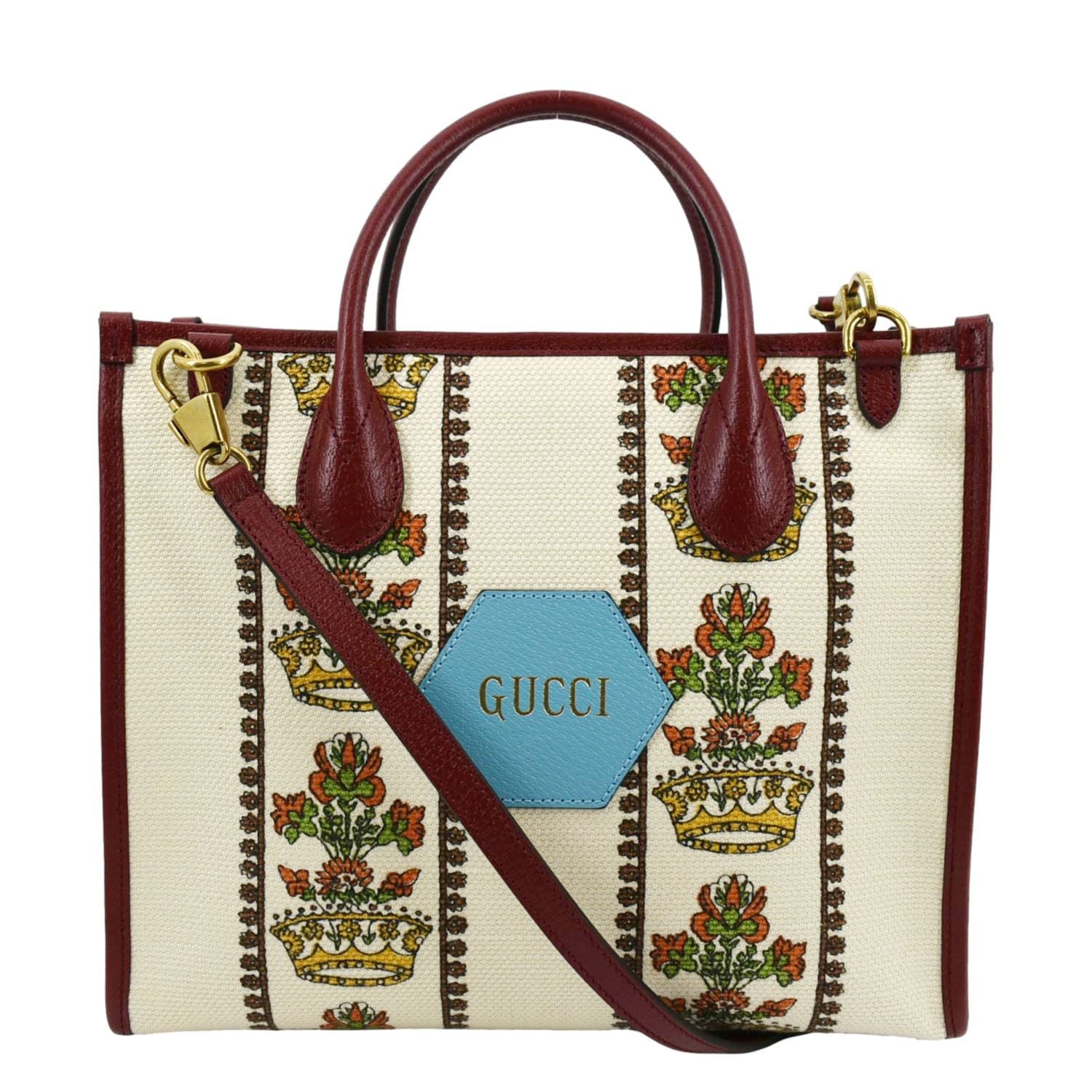 Gucci Small GG Supreme Canvas Tote Bag