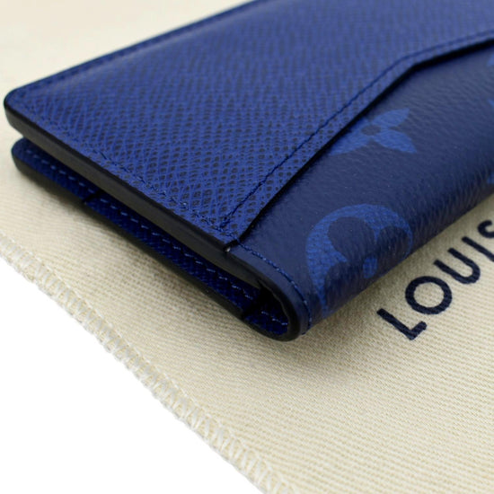Louis Vuitton Blue Monogram Striped Pocket Organizer – Savonches