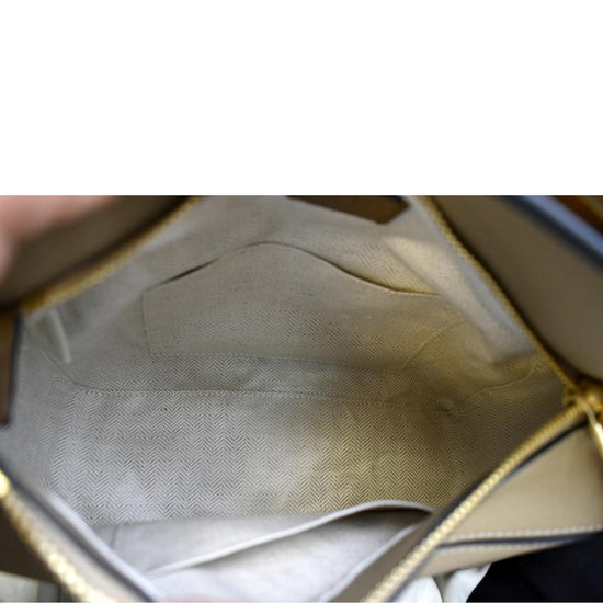 LOEWE Puzzle Calfskin Leather Shoulder Bag Sand Mink