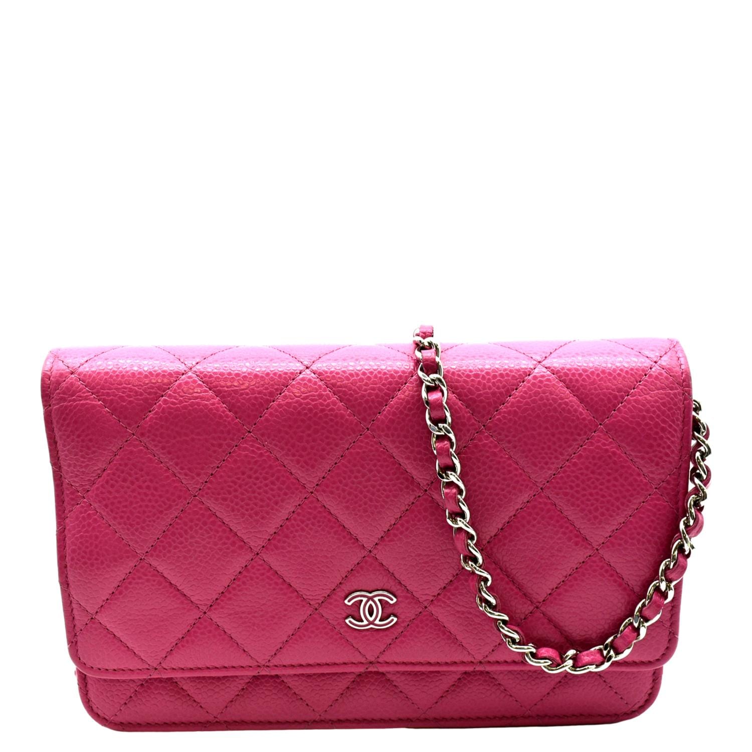 Chanel Peach Quilted Patent Leather Classic Jumbo Double Flap Bag