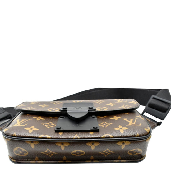 Louis Vuitton S Lock Sling Bag Macassar Monogram Canvas at 1stDibs