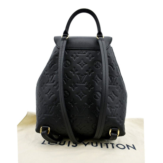 Louis Vuitton Monogram Empreinte Montsouris PM - Black Backpacks