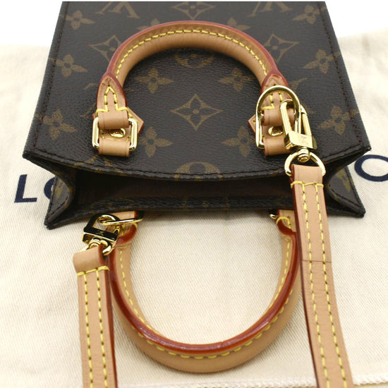 Louis Vuitton 2021 pre-owned Monogram Giant Petite Sac Plat Handbag -  Farfetch