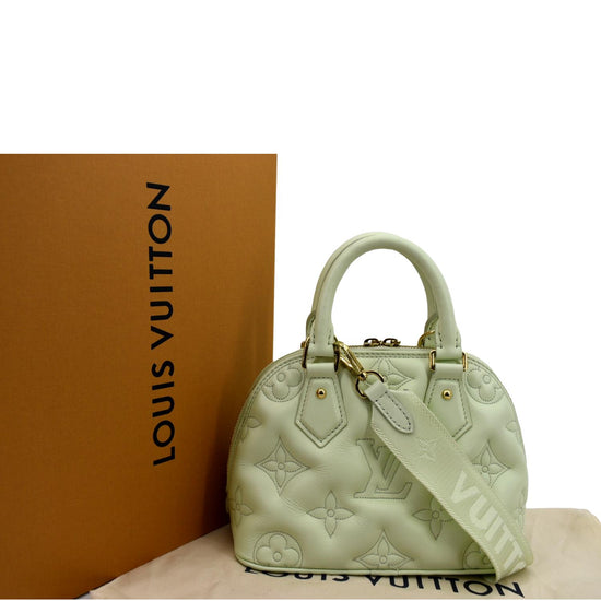 Louis Vuitton Alma BB Bubblegram Leather Satchel Bag