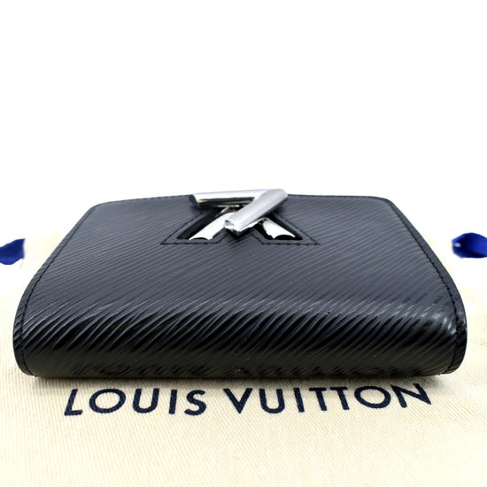 Louis Vuitton Black Epi Leather Floral Twist Wallet Long Wallet Louis  Vuitton | The Luxury Closet