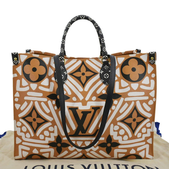 LOUIS VUITTON LV Crafty Onthego GM Monogram Giant Caramel Cream M45359