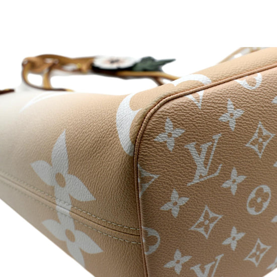 Louis Vuitton By The Pool Neverfull MM Giant Logo Brume - OneLuxury