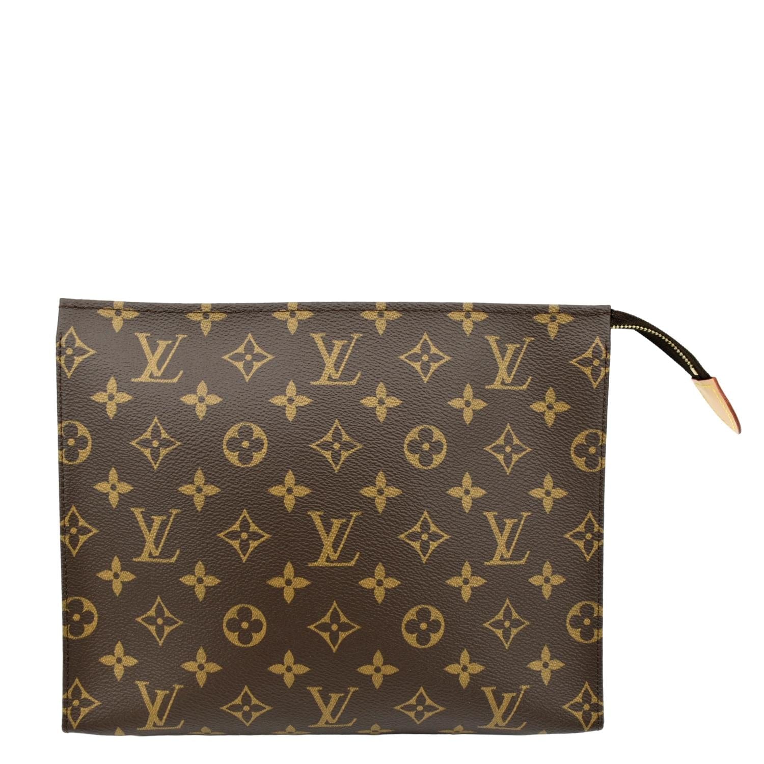 LOUIS VUITTON Toiletry 26 Monogram Canvas Cosmetic Pouch Brown