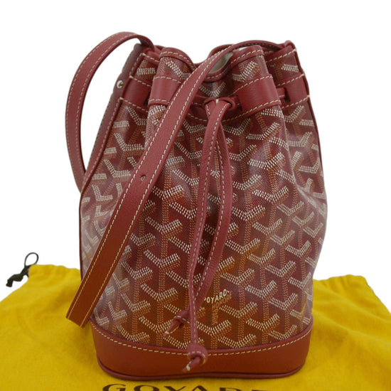 Goyard Ine Canvas Petit Flot Bucket Bag