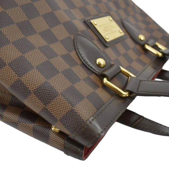 LOUIS VUITTON Damier Ebene Hampstead MM Shoulder Handbag