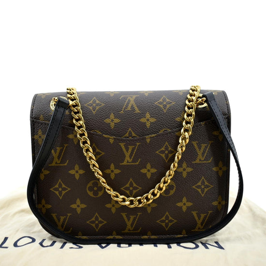 Louis Vuitton Brown Monogram Coated Canvas Passy Gold Hardware, 2021, Womens Handbag