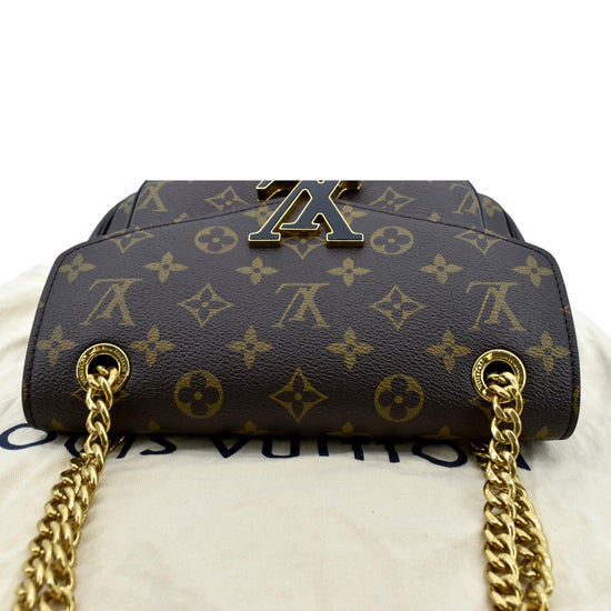 Louis Vuitton passy new chain bag New Brown Cloth ref.262290