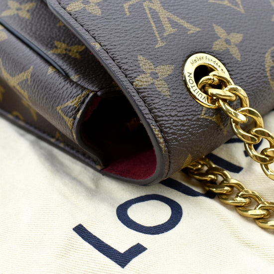 Louis Vuitton Brown Monogram Coated Canvas Passy Gold Hardware, 2021, Womens Handbag