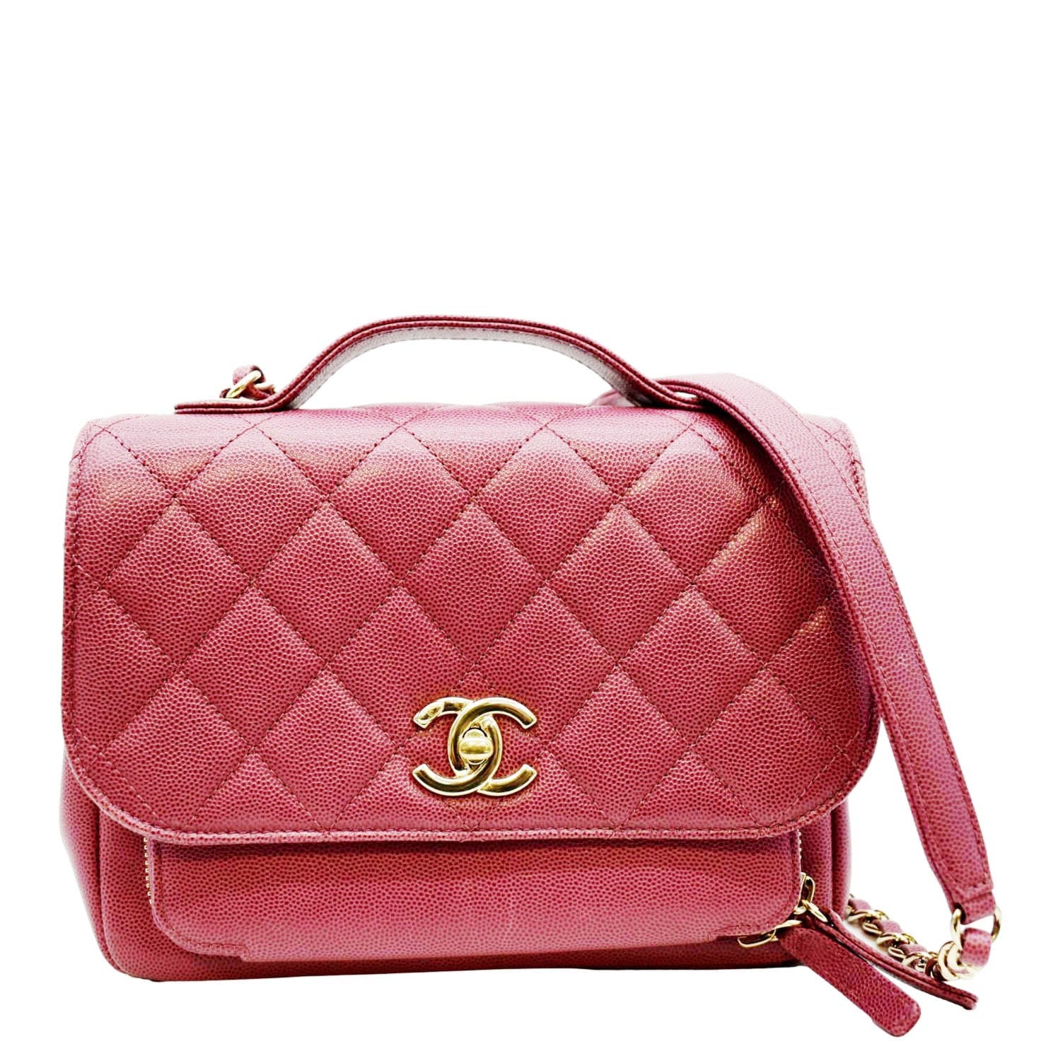 Business Affinity Tote Quilted Caviar Small
