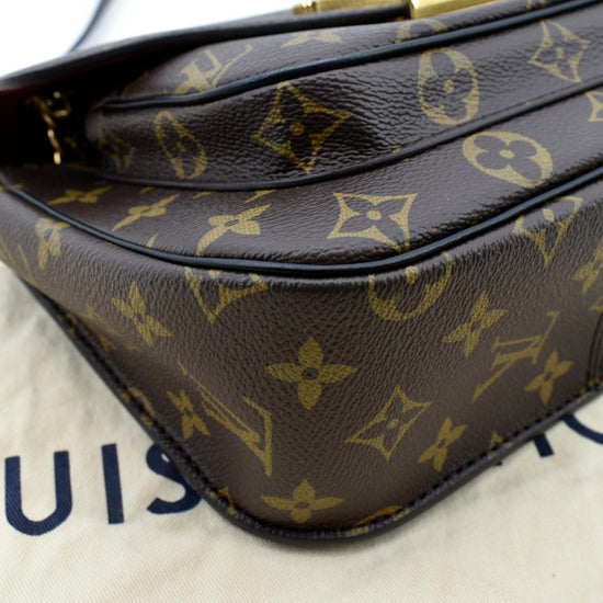 Louis Vuitton Brown Monogram Coated Canvas Passy Gold Hardware, 2021, Womens Handbag