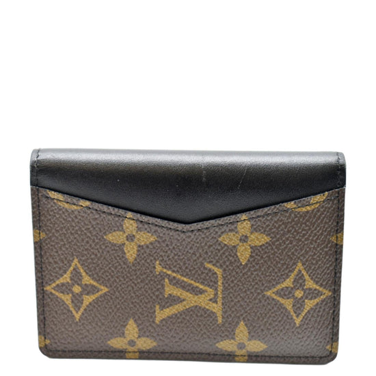 Louis Vuitton Brown Ebene Monogram Canvas Pocket Organizer Credit Card  Wallet