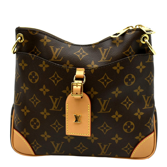 LOUIS VUITTON Odeon PM Monogram Canvas Crossbody Bag Brown