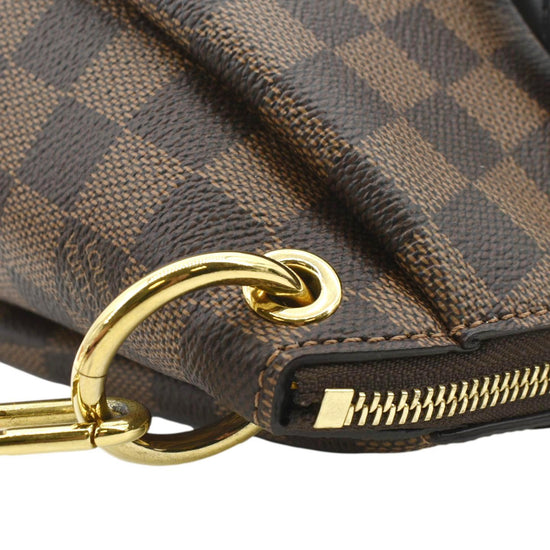 LOUIS VUITTON Damier Ebene Odeon Tote PM Black 927991