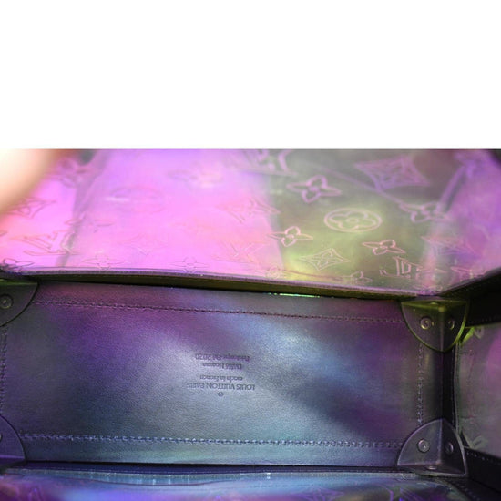 Louis Vuitton Soft Trunk Bag Limited Edition Dark Monogram Prism PVC Black  2352531
