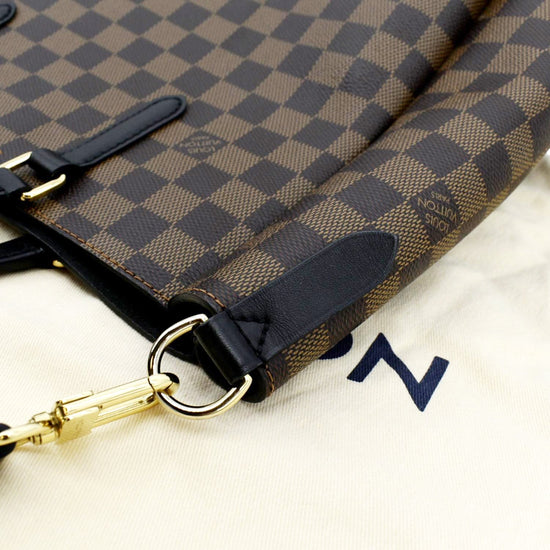 Louis Vuitton Damier Ebene Belmont 2way Zip Tote Bag with Strap 101lv5