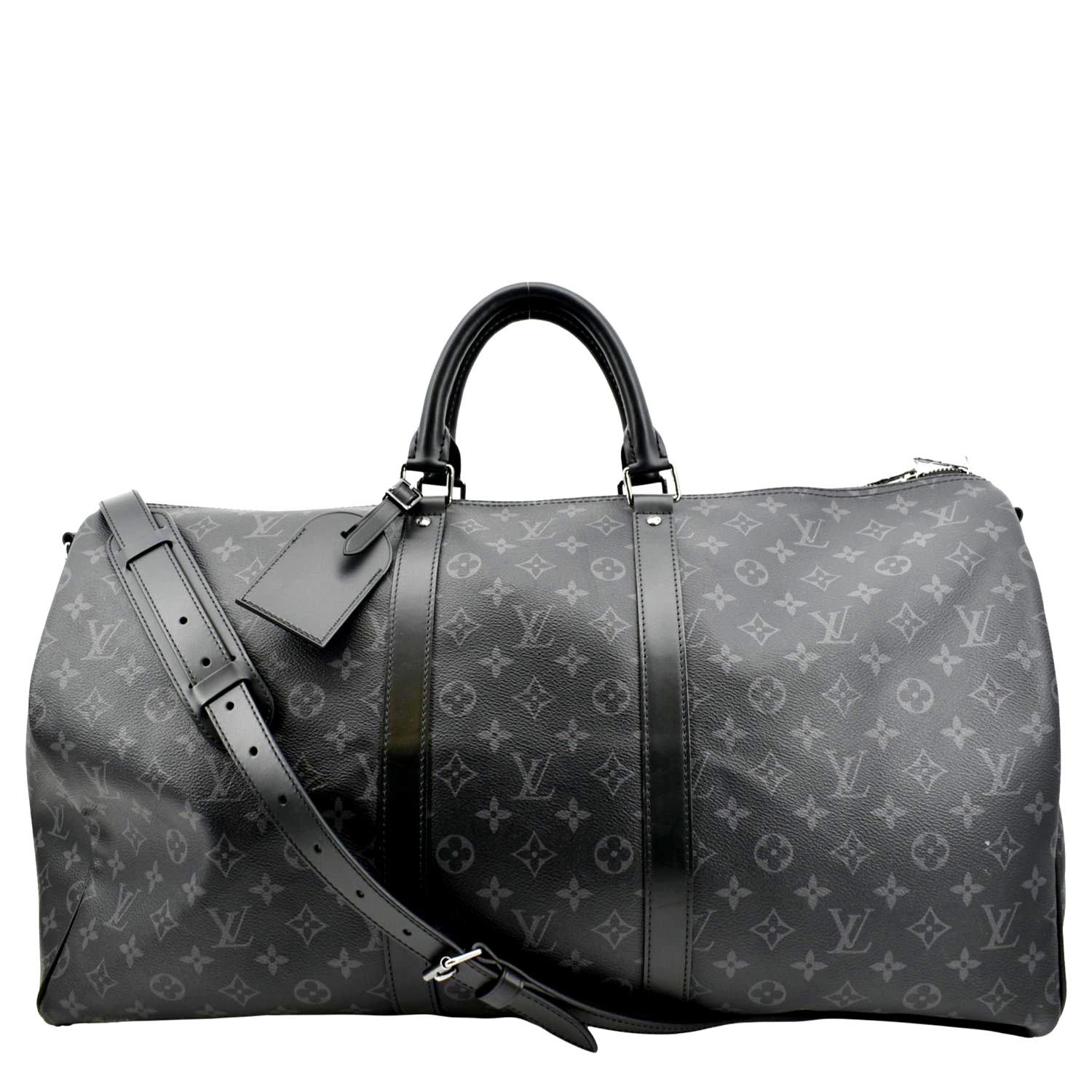 Keepall 55 Bandouliere in Monogram Eclipse Canvas