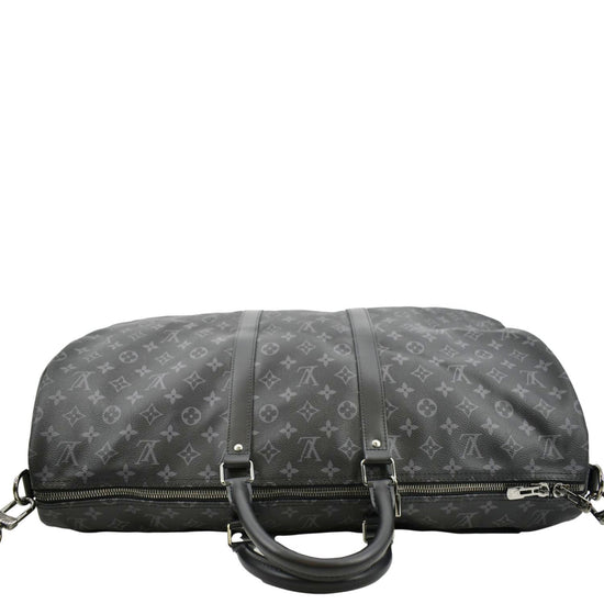 Louis Vuitton Keepall Bandouliere 55 Sunrise Monogram Eclipse  Black/Grey/Multi