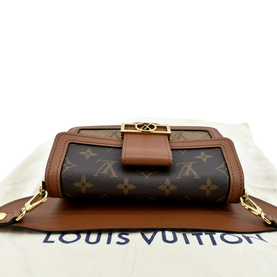 Dauphine belt bag leather crossbody bag Louis Vuitton Brown in Leather -  21610945