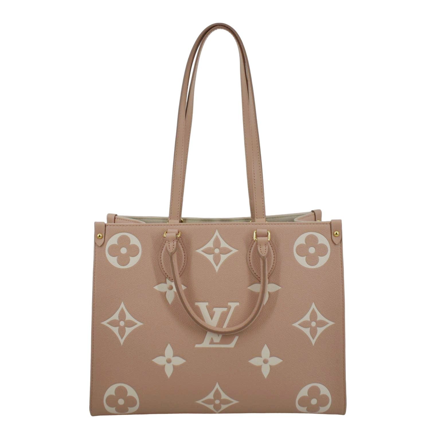 Louis Vuitton OnTheGo mm Black/Beige Monogram Empreinte