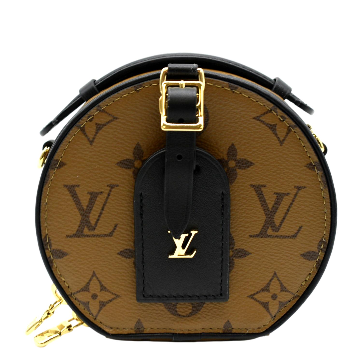 LOUIS VUITTON Mini Boite Chapeau Reverse Monogram Canvas Shoulder Bag