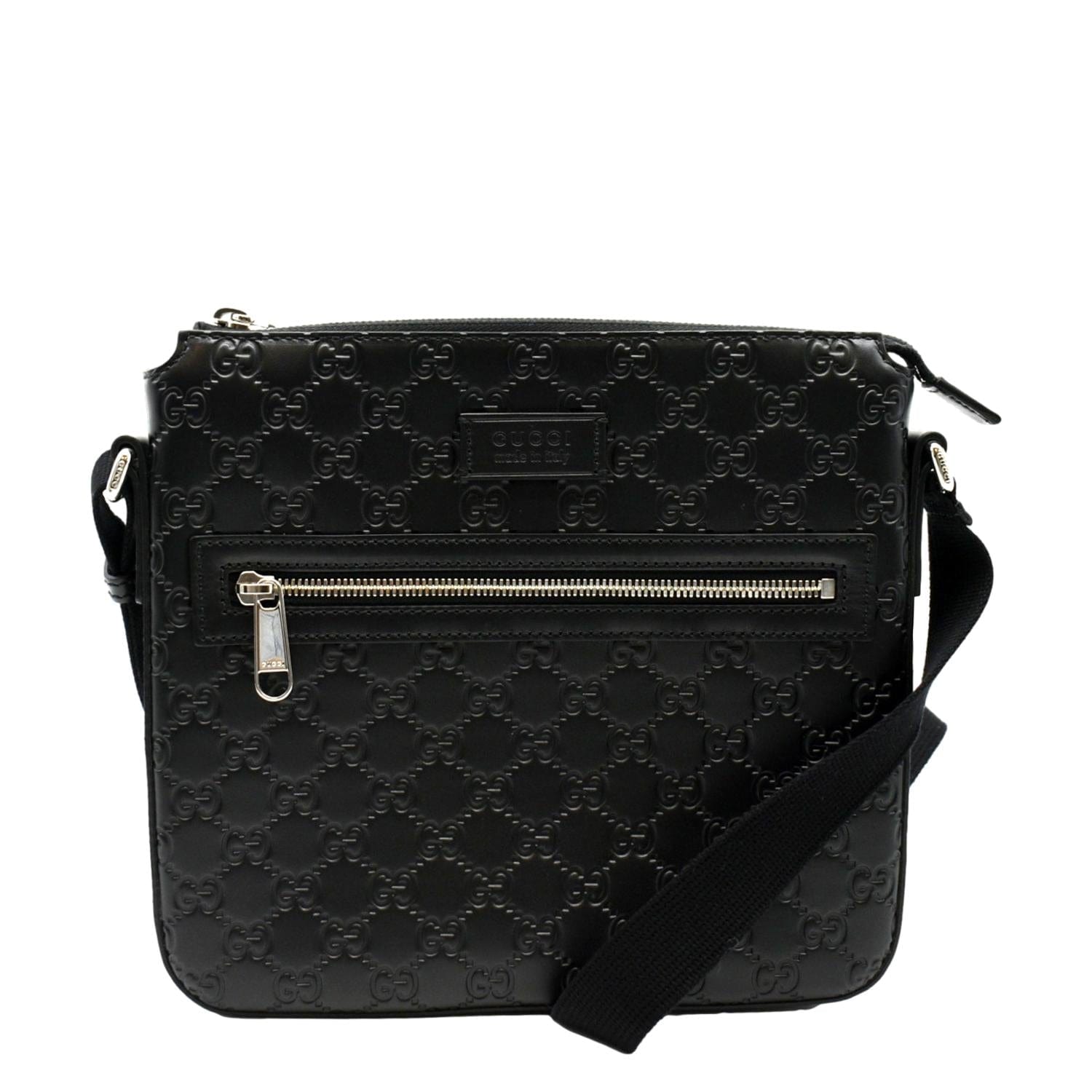 Gucci GG Unisex Gucci Signature Messenger Black - DDH