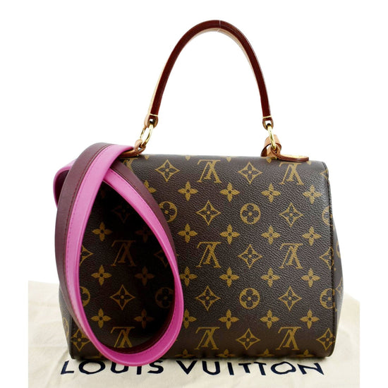 Cluny Louis Vuitton Handbags Brown Blue Dark red Leather ref