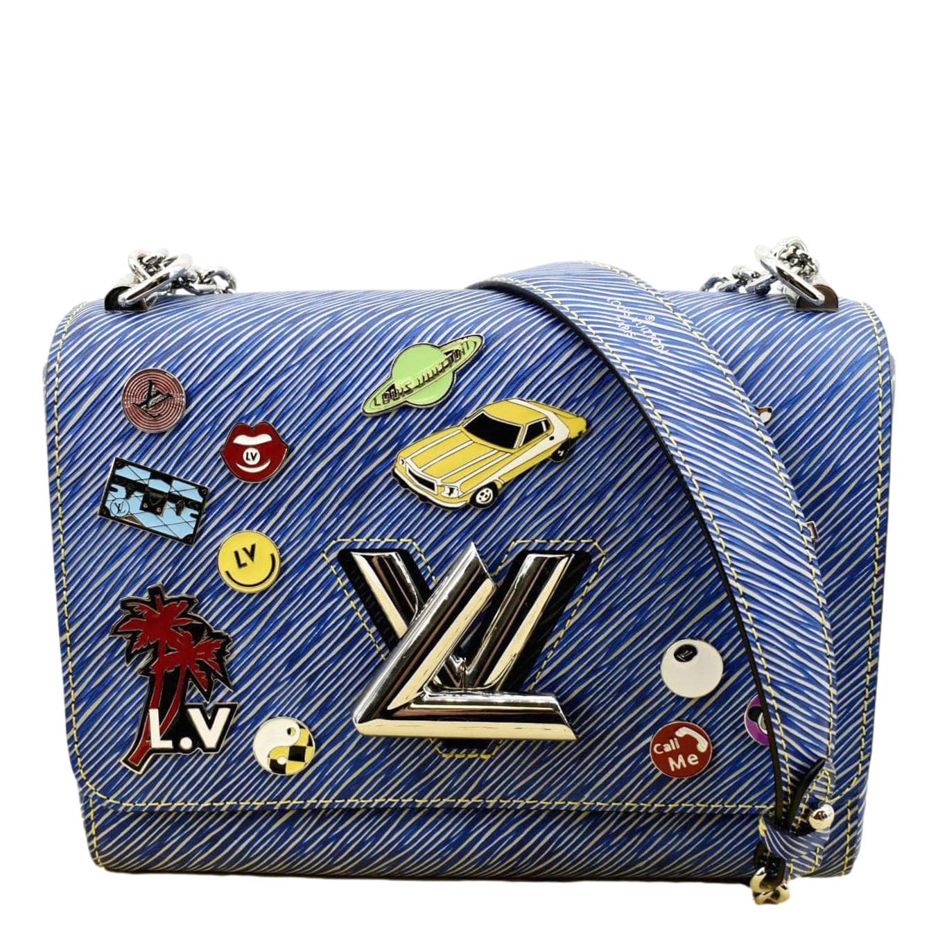 Louis Vuitton Twist Chain Denim Wallet Epi Azteque Bag