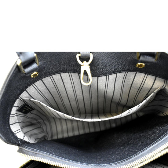 Auth Louis Vuitton Monogram Empreinte 2WAY Bag Montaigne MM M41048 Women  Handbag