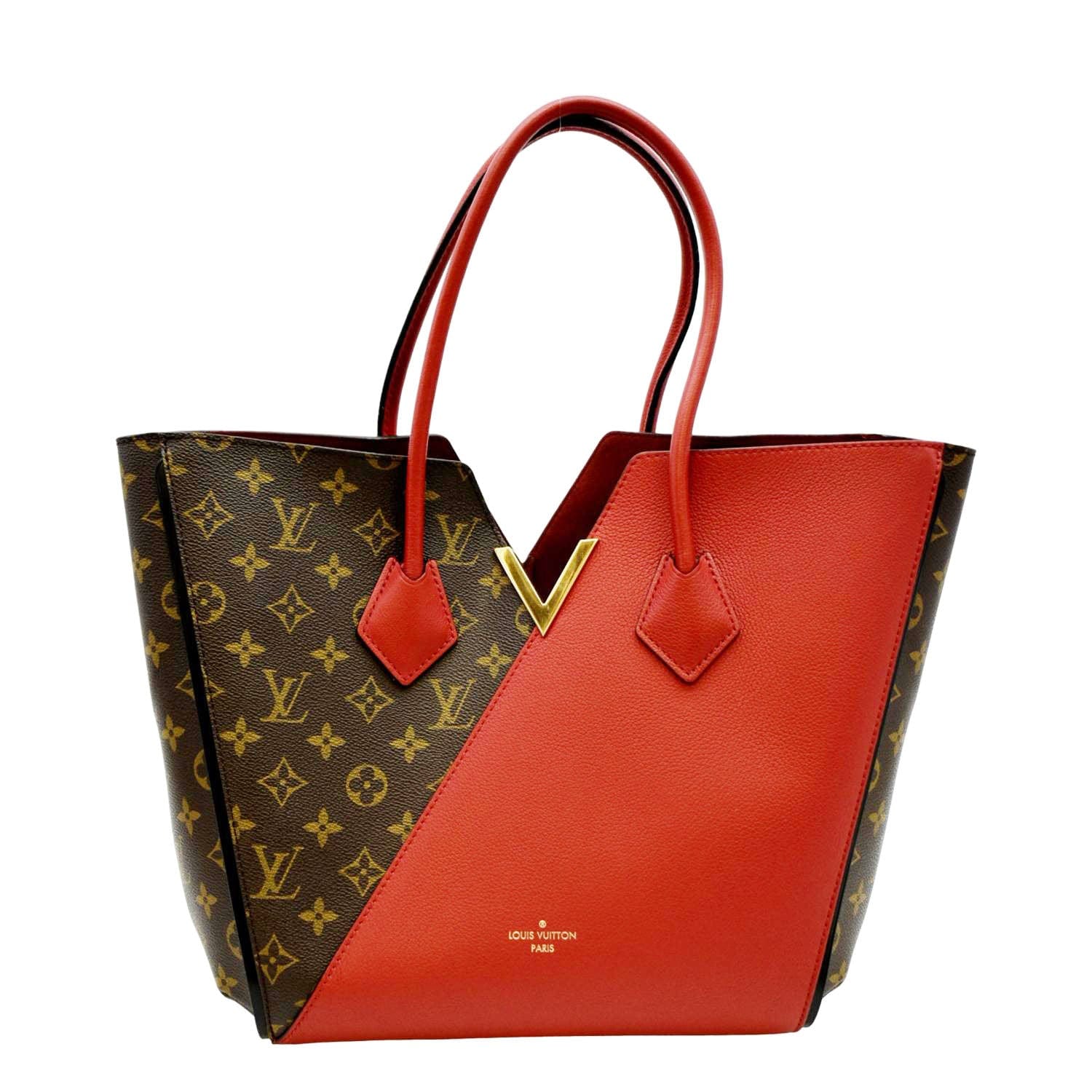 LOUIS VUITTON Kimono MM Monogram Canvas Shoulder Bag Red