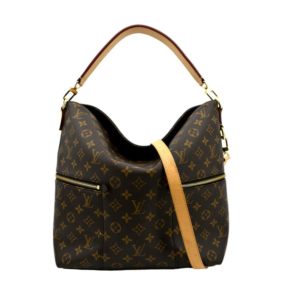 Louis Vuitton Melie Brown Monogram Canvas Shoulder Bag Hobo Satchel -  MyDesignerly