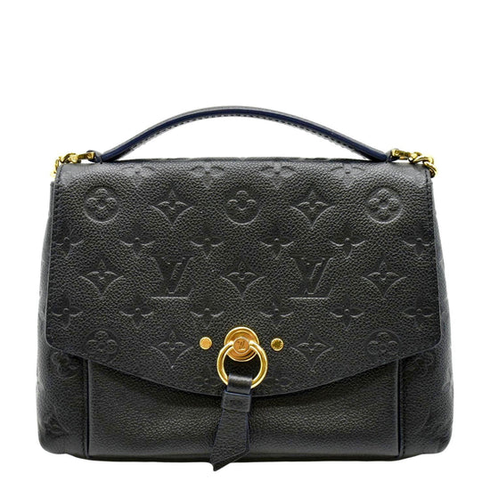 LOUIS VUITTON Blanche BB Monogram Empreinte Crossbody Bag Black-US