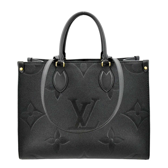 Louis Vuitton Black and Cream Empreinte Giant Monogram OnTheGo MM – Madison  Avenue Couture