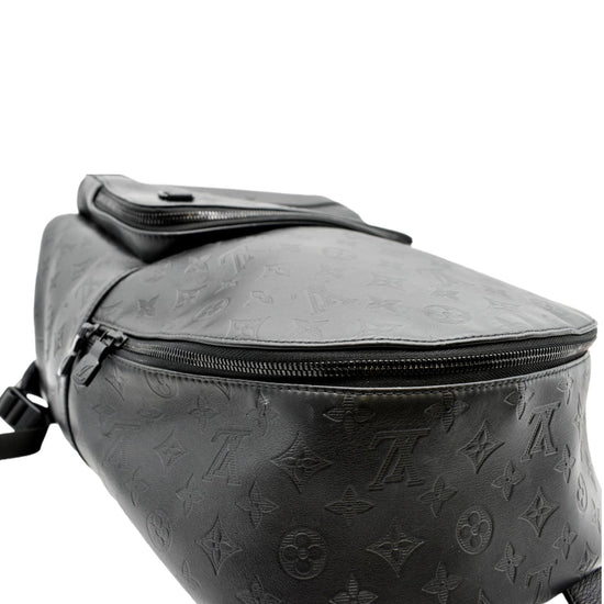Louis Vuitton LV Unisex Racer Backpack Black Monogram Shadow Calf