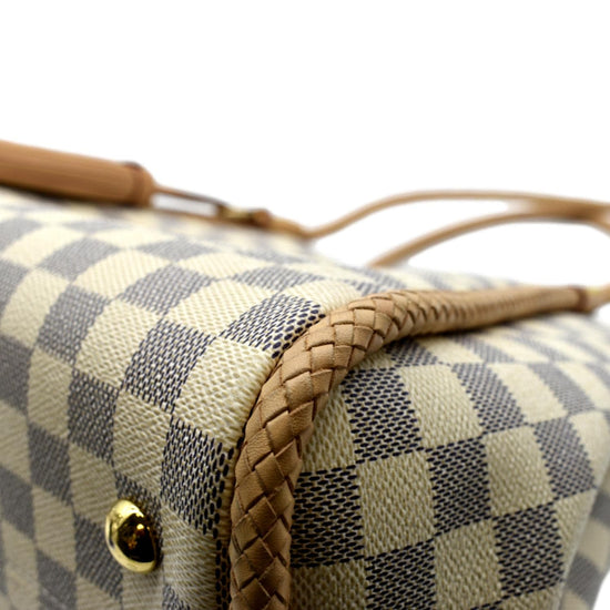 Louis Vuitton Propriano White Damier Azur Canvas Tote - MyDesignerly