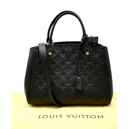 Louis Vuitton Aurore Monogram Empreinte Leather Montaigne MM Bag