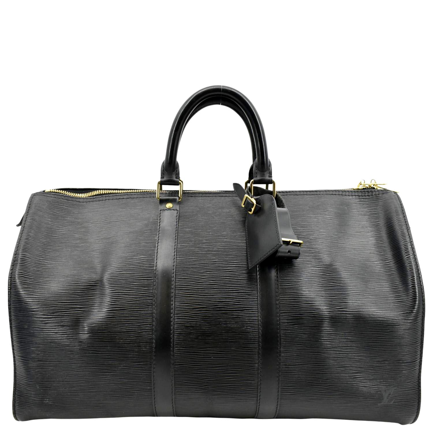 Louis Vuitton Keepall 45 weekndbag black epi leather - Still in fashion