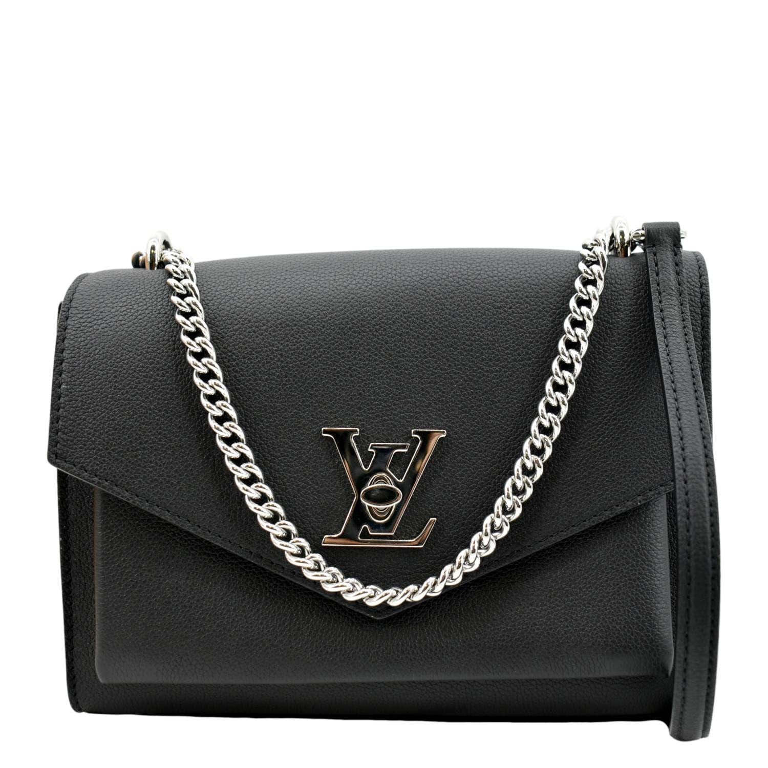 Louis Vuitton Mylockme Chain Bag in Black